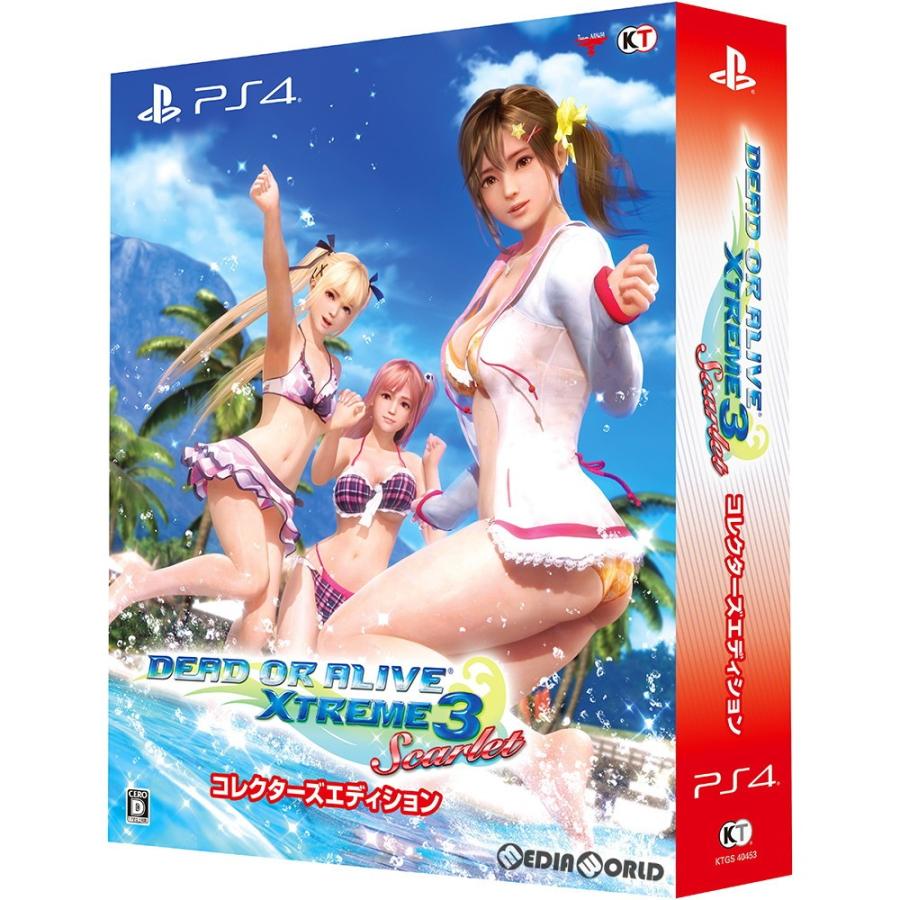 新品即納 Ps4 初回特典付 禁断の水着dlシリアル Dead Or Alive Xtreme 3 Scarlet Doax3 スカーレット コレクターズエディション 限定版 1903 Supersport Tn
