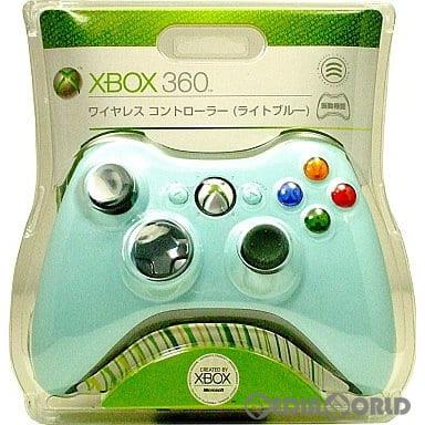 中古即納 Acc Xbox360 Xbox360 ワイヤレスコントローラー ライトブルー マイクロソフト B4f メディアワールド 通販 Yahoo ショッピング