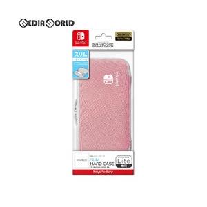 『新品即納』{ACC}{Switch}SLIM HARD CASE(スリムハードケース) for Nintendo Switch Lite ペールピンク キーズファクトリー(HSH-001-2)(20190920)｜media-world