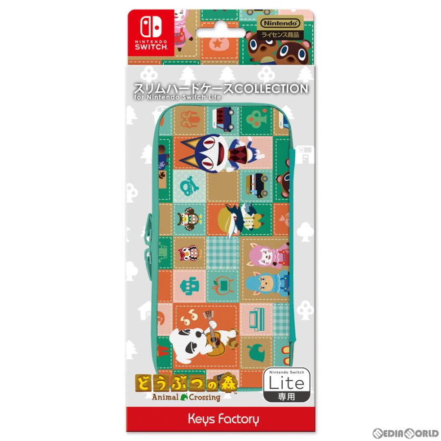 『新品』『お取り寄せ』{ACC}{Switch}SLIM HARD CASE COLLECTION for Nintendo Switch Lite どうぶつの森 任天堂ライセンス商品 キーズファクトリー(CSH-101-1)｜media-world