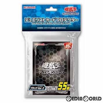 『新品即納』{TCG}遊戯王OCG デュエルモンスターズ デュエリストカードプロテクター ブラック Ver.2(CG1581)(20180609)｜media-world