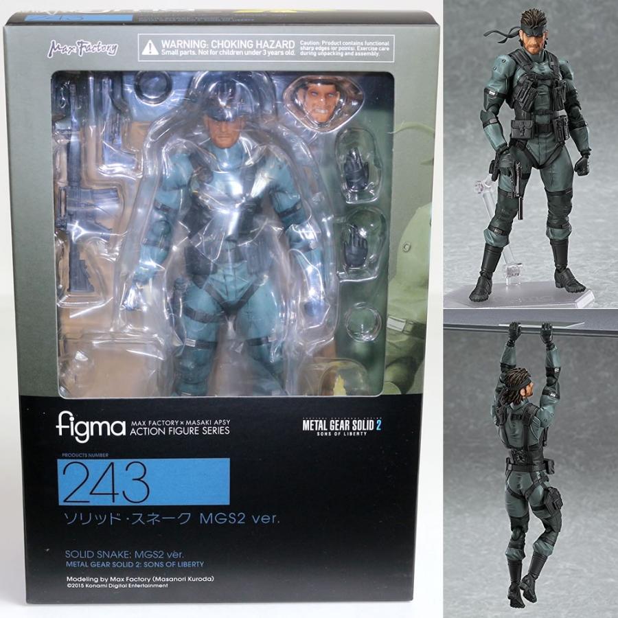 figma ソリッド・スネーク MGS2 ver. 243 フィギュア未使用 Amazon | 【未開封】figma 243 メタルギアソリッド METAL GEAR