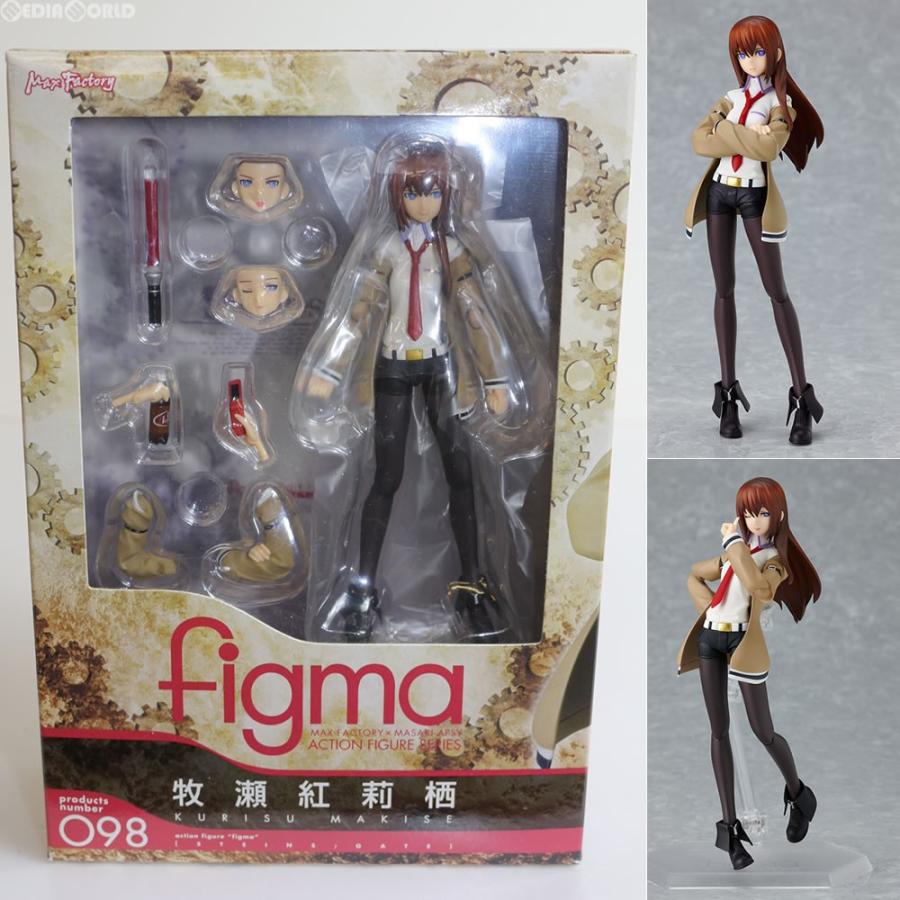 中古即納 未開封 Fig Figma フィグマ 098 牧瀬紅莉栖 まきせくりす シュタインズ ゲート 完成品 可動フィギュア マックスファクトリー メディアワールド 通販 Yahoo ショッピング