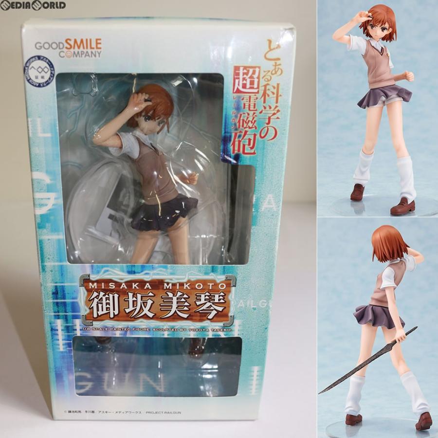 中古即納 Fig 御坂美琴 みさかみこと とある科学の超電磁砲 1 8 完成品 フィギュア グッドスマイルカンパニー メディアワールド 通販 Yahoo ショッピング