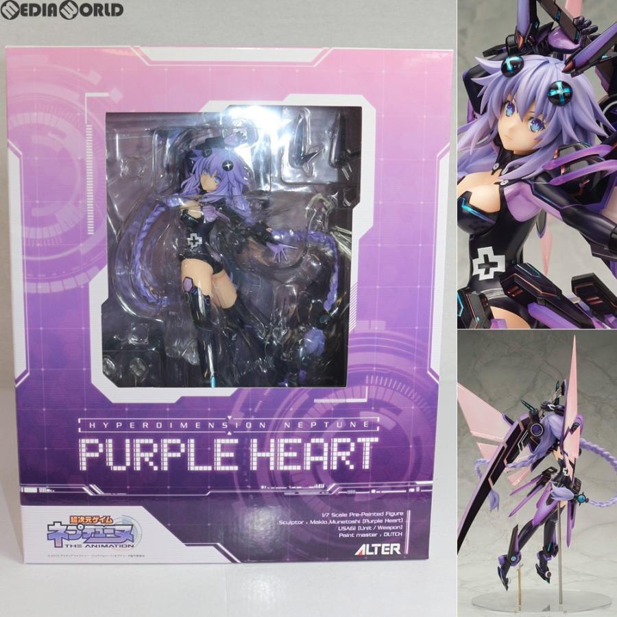 中古即納 Fig パープルハート 超次元ゲイム ネプテューヌ 1 7 完成品 フィギュア アルター メディアワールド 通販 Yahoo ショッピング