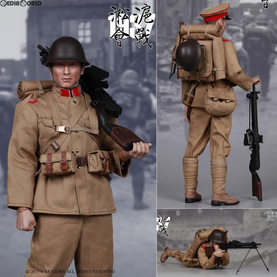 『新品即納』{FIG}1/6 大日本帝国陸軍 十一年式軽機関銃 砲手 第二次上海事変1937 完成品 フィギュア ウォーストーリー(20180129)