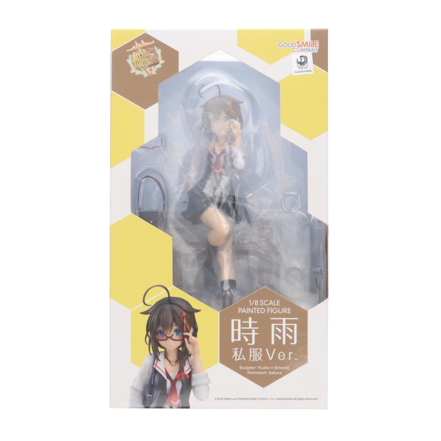 中古即納 Fig 時雨 しぐれ 私服ver 艦隊これくしょん 艦これ 完成品 フィギュア グッドスマイルカンパニー メディアワールド 通販 Yahoo ショッピング