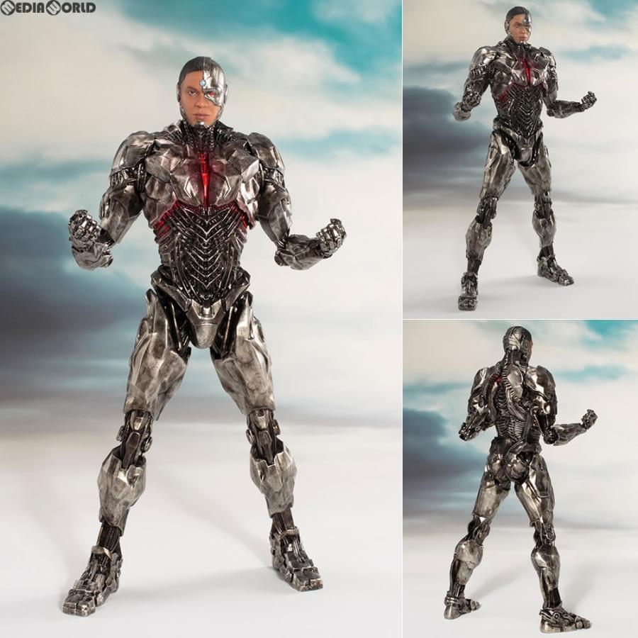 『新品即納』{FIG}ARTFX+ サイボーグ JUSTICE LEAGUE(ジャスティス・リーグ) 1/10完成品 フィギュア(SV214) コトブキヤ(20171201)｜media-world