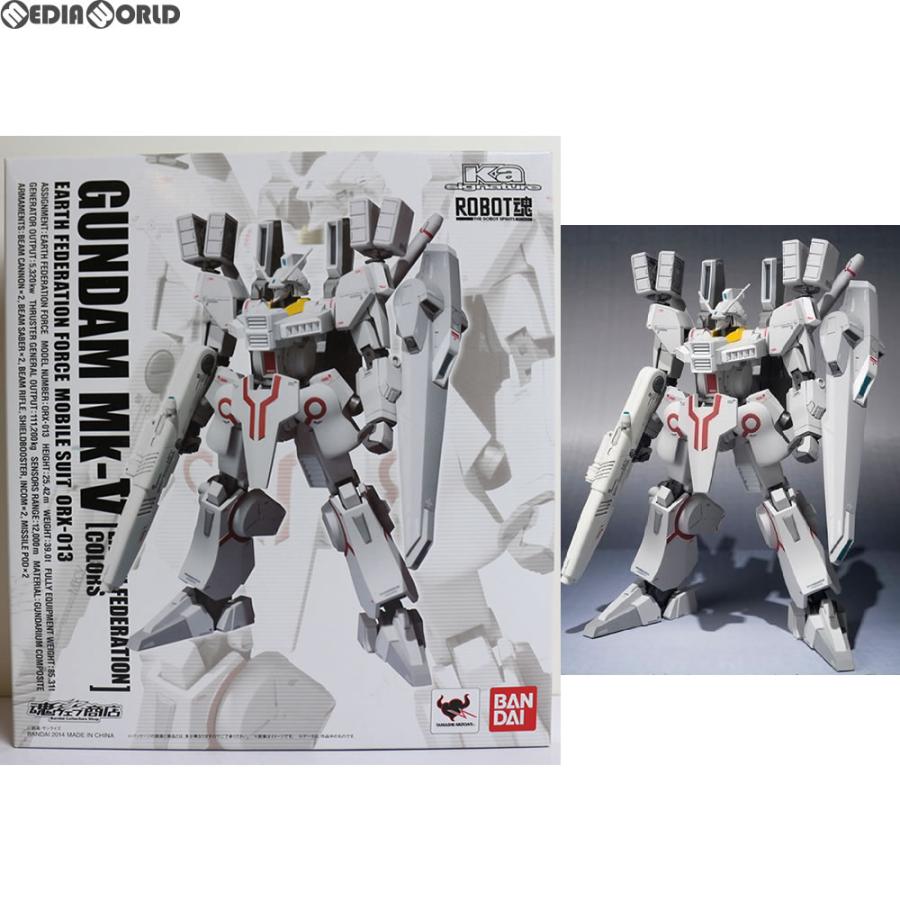 中古即納 箱難あり Fig 魂ウェブ商店限定 Robot魂 Side Ms ガンダムmk V 連邦カラー ガンダム センチネル 完成品 可動フィギュア バンダイ メディアワールド 通販 Yahoo ショッピング