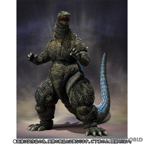 『中古即納』{FIG}魂ウェブ商店限定 S.H.MonsterArts(モンスターアーツ) ゴジラ(生頼範義ポスターVer.) ゴジラVSメカゴジラ 可動フィギュア バンダイ(20170922)｜media-world