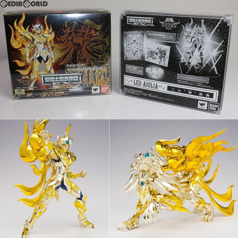 中古即納 Fig 特典付属 聖闘士聖衣神話ex レオアイオリア 神聖衣 聖闘士星矢 黄金魂 Soul Of Gold 完成品 可動フィギュア バンダイ メディアワールド 通販 Yahoo ショッピング