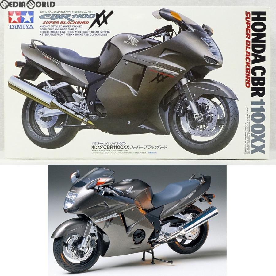 『中古即納』{PTM}オートバイシリーズ No.70 1/12 Honda(ホンダ) CBR1100XXスーパーブラックバード プラモデル(14070) タミヤ(19971130)｜media-world