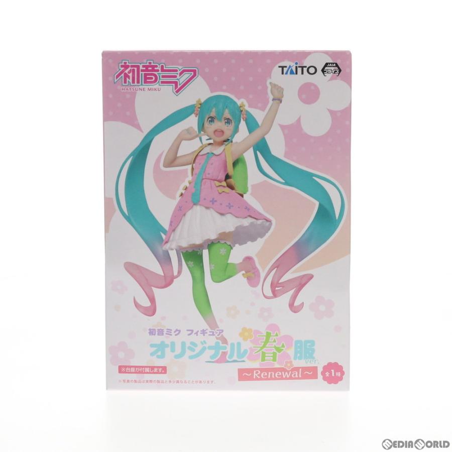 中古即納 Fig 初音ミク フィギュア オリジナル春服ver Renewal キャラクター ボーカル シリーズ01 初音ミク プライズ タイトー 0510 メディアワールド 通販 Yahoo ショッピング