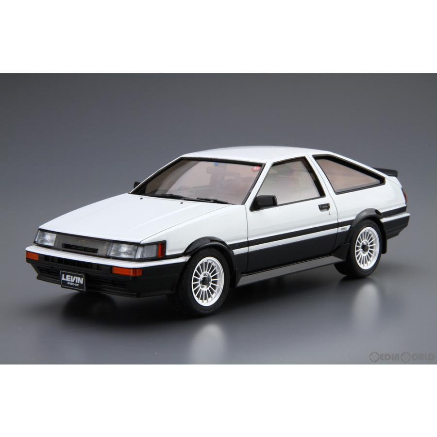 『新品』『お取り寄せ』{PTM}ザ・モデルカー No.17 1/24 トヨタ AE86 カローラレビンGT-APEX '85 プラモデル アオシマ(20210110)｜media-world