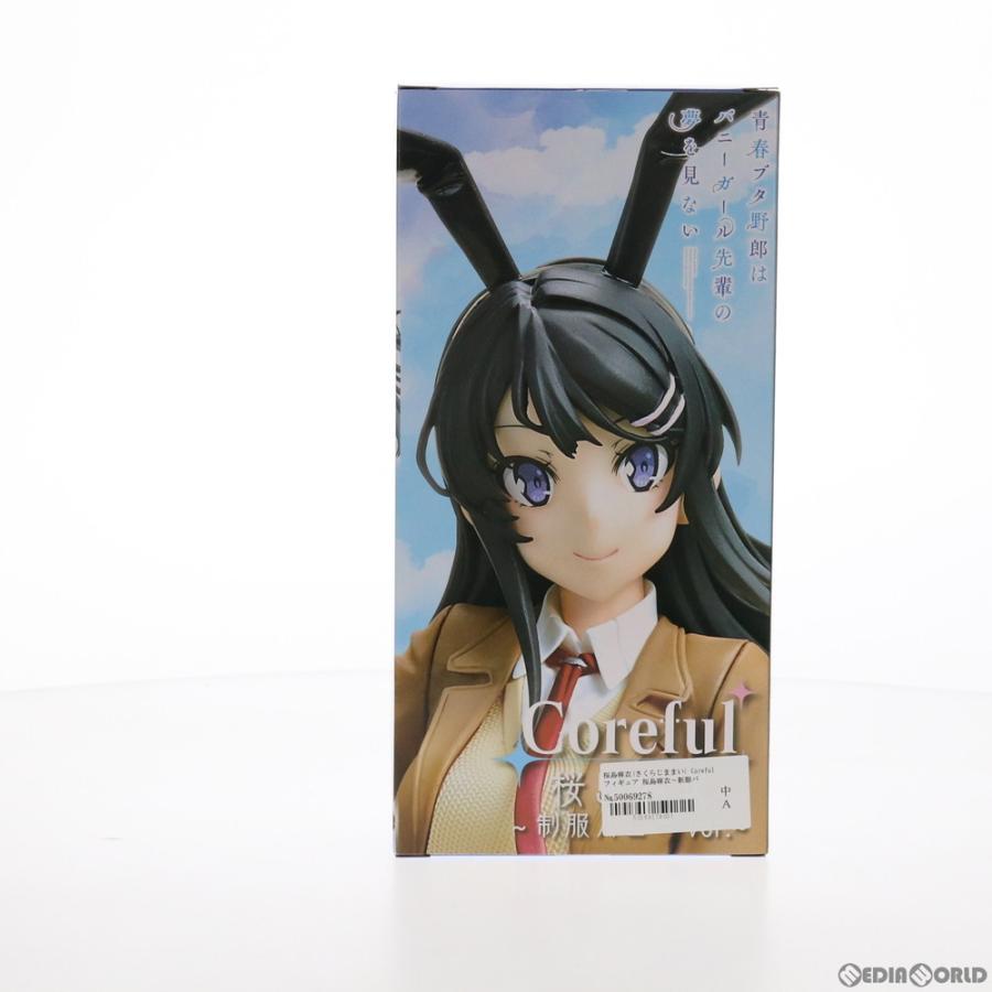 中古即納 Fig 桜島麻衣 さくらじままい Coreful フィギュア 桜島麻衣 制服バニーver 青春ブタ野郎はバニーガール先輩の夢を見ない タイトー メディアワールド 通販 Yahoo ショッピング