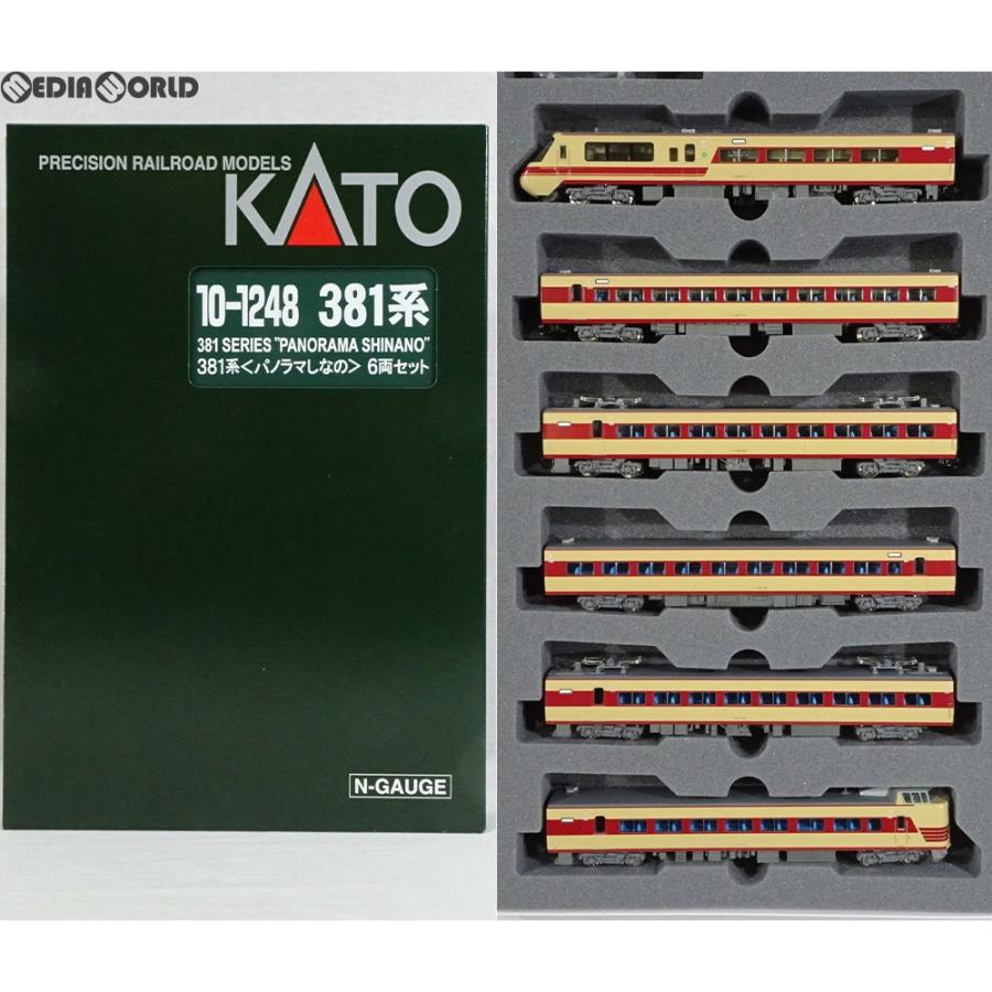 『中古即納』{RWM}10-1248 381系 「パノラマしなの」 6両セット Nゲージ 鉄道模型 KATO(カトー)(20150630)