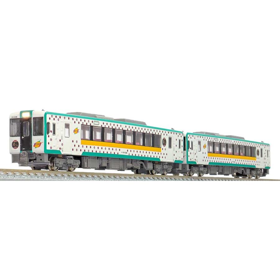 『新品即納』{RWM}50718 JRキハ110形(200番代・湯けむりラッピング) 2両編成セット(動力付き) Nゲージ 鉄道模型 GREENMAX(グリーンマックス)(20220713)｜media-world