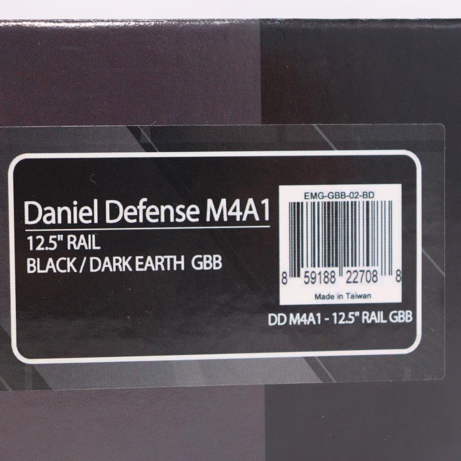 『新品即納』{MIL} KingArms(キングアームズ) ガスアサルトライフル Daniel Defense M4A1 GBB【JASG認定】 BK/DE)(EMG-GBB-02-BD) (18歳以上専用)(20220121)の画像