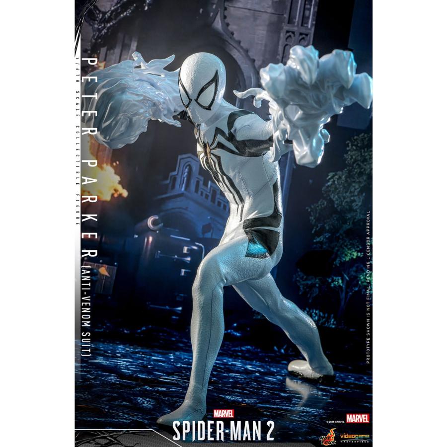 『新品』『お取り寄せ』{FIG} ビデオゲーム マスターピース ピーター・パーカー/スパイダーマン(アンチヴェノム スーツ) 1/6 フィギュア ホットトイズ(20260131)_8
