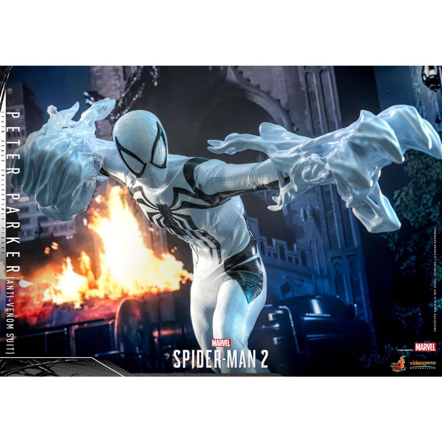 『新品』『お取り寄せ』{FIG} ビデオゲーム マスターピース ピーター・パーカー/スパイダーマン(アンチヴェノム スーツ) 1/6 フィギュア ホットトイズ(20260131)_9
