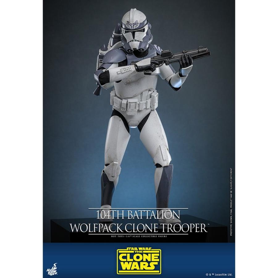 『新品』『お取り寄せ』{FIG} テレビ・マスターピース クローン・トルーパー(ウルフパック/第104大隊) STAR WARS 1/6 フィギュア ホットトイズ(20260131)の画像