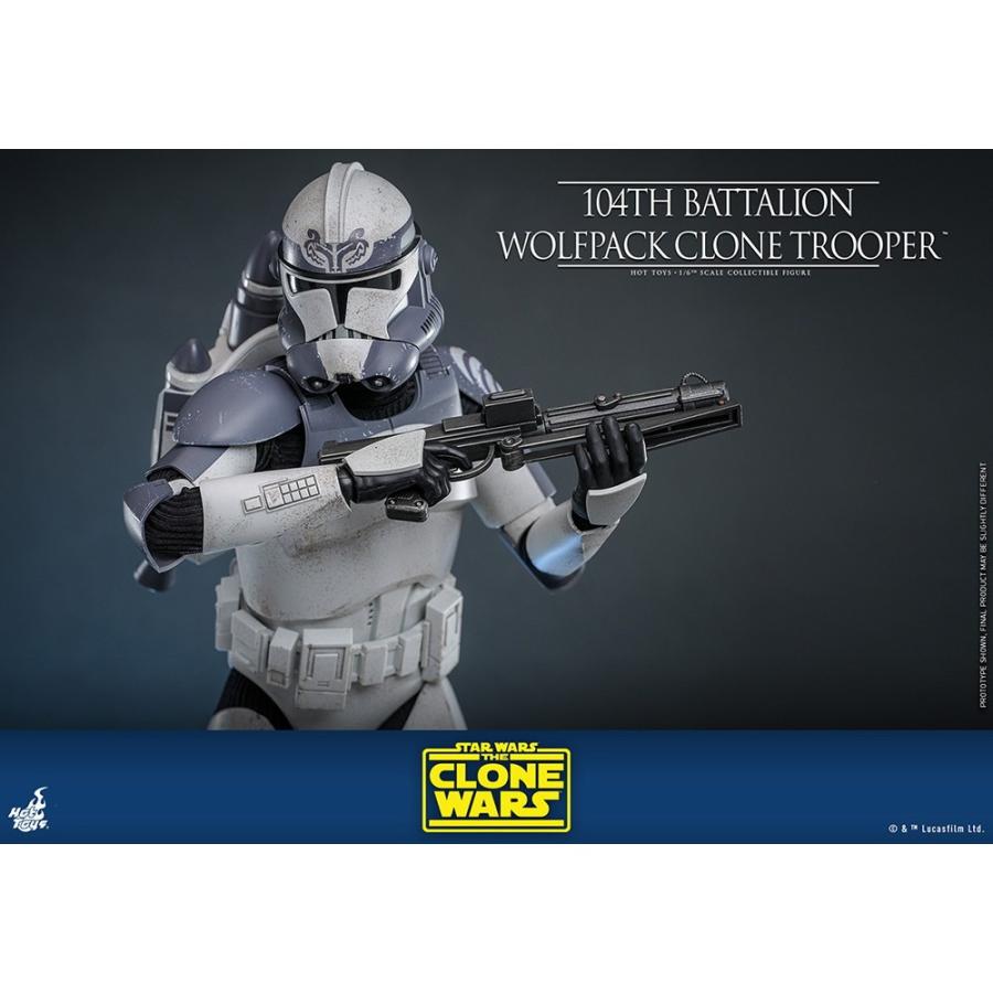 『新品』『お取り寄せ』{FIG} テレビ・マスターピース クローン・トルーパー(ウルフパック/第104大隊) STAR WARS 1/6 フィギュア ホットトイズ(20260131)の画像
