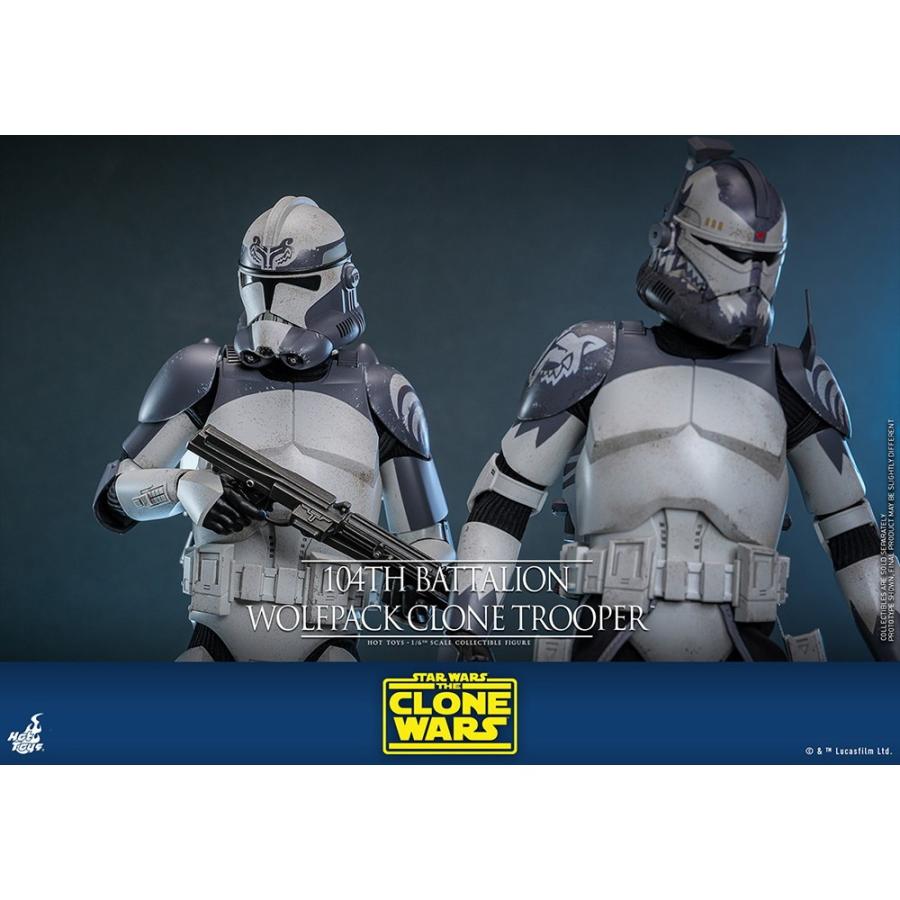 『新品』『お取り寄せ』{FIG} テレビ・マスターピース クローン・トルーパー(ウルフパック/第104大隊) STAR WARS 1/6 フィギュア ホットトイズ(20260131)の画像