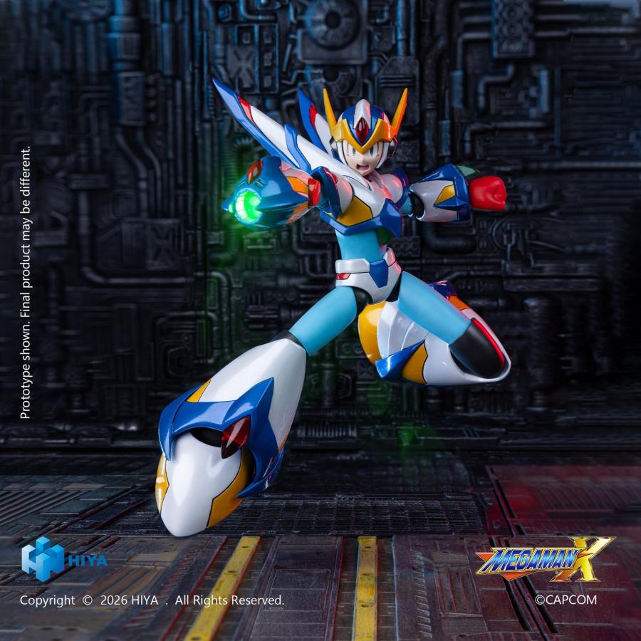 『予約安心出荷』{FIG} エクスクイジット ベーシック X(エックス) ファルコンアーマー Ver. ロックマンX アクションフィギュア ハイヤトイズ(2027年3月)_3