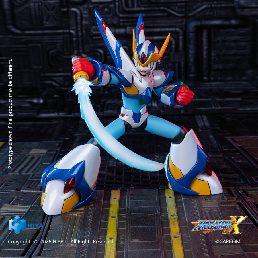 『予約安心出荷』{FIG} エクスクイジット ベーシック X(エックス) ファルコンアーマー Ver. ロックマンX アクションフィギュア ハイヤトイズ(2027年3月)_4