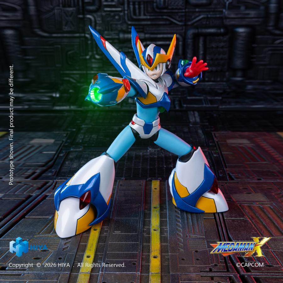 『予約安心出荷』{FIG} エクスクイジット ベーシック X(エックス) ファルコンアーマー Ver. ロックマンX アクションフィギュア ハイヤトイズ(2027年3月)_5