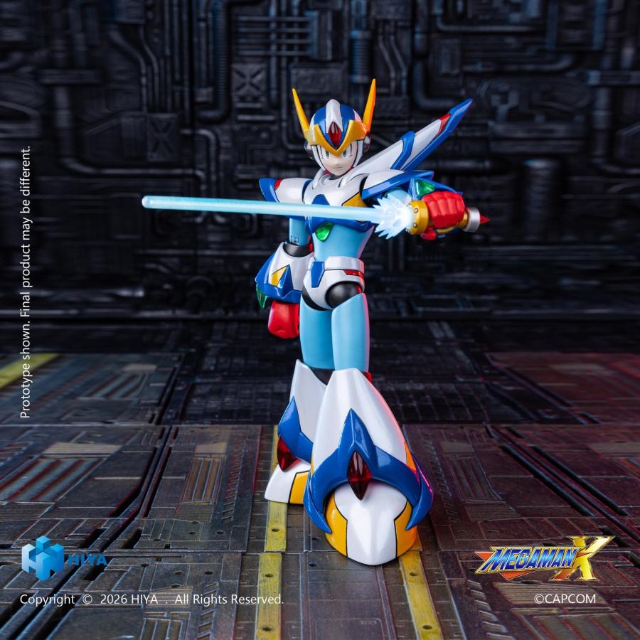 『予約安心出荷』{FIG} エクスクイジット ベーシック X(エックス) ファルコンアーマー Ver. ロックマンX アクションフィギュア ハイヤトイズ(2027年3月)_7