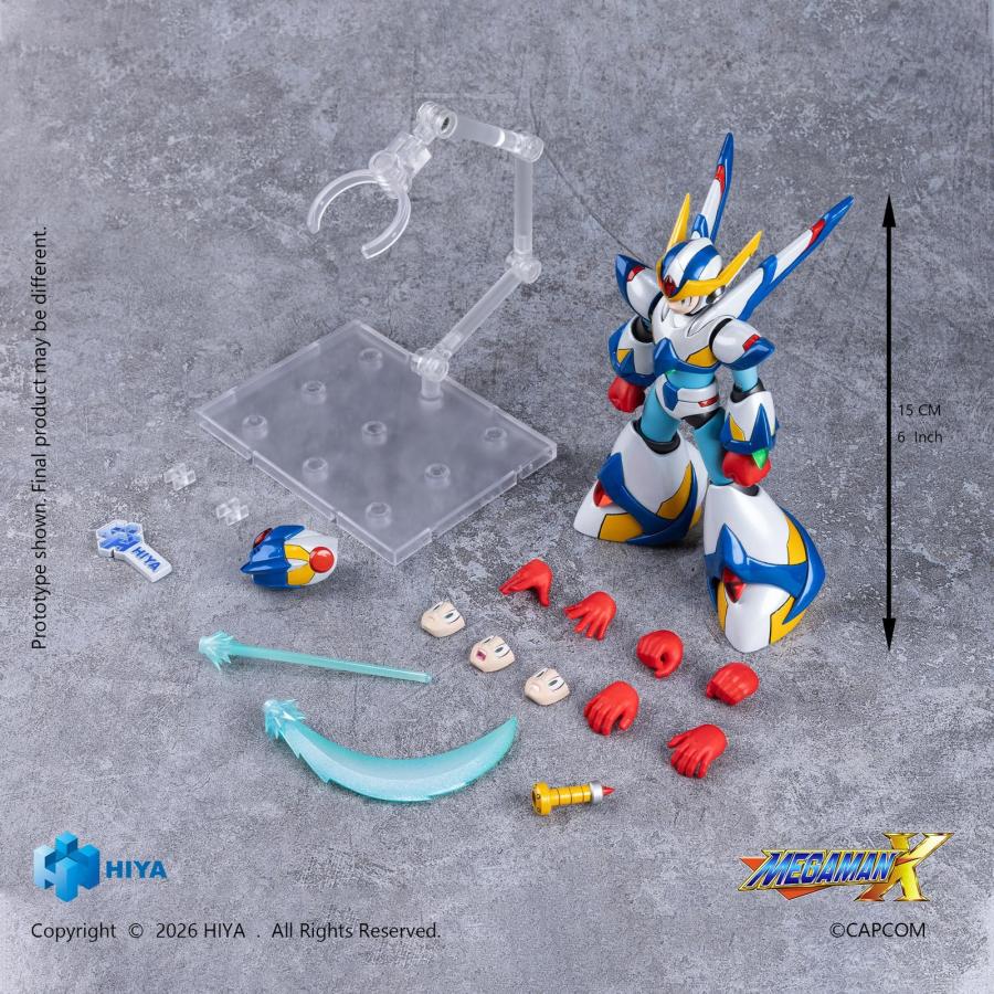 『予約安心出荷』{FIG} エクスクイジット ベーシック X(エックス) ファルコンアーマー Ver. ロックマンX アクションフィギュア ハイヤトイズ(2027年3月)_8