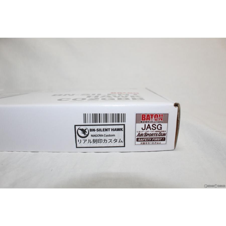25【新品未使用】 『新品即納』{MIL}BATON airsoft/名古屋ガンショップ CO2ガスブローバック BN-SILENT HAWK(サイレントホーク) 【JASG認定】 タイプA フル刻印バージョン (R18) 【2939901821】(16091円)