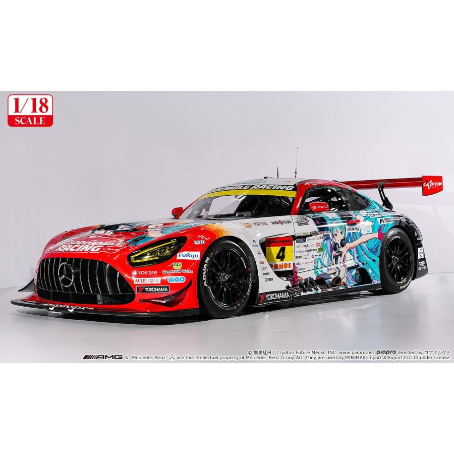予約安心出荷』{MDL} 1/18 グッドスマイル 初音ミク AMG 2026 開幕戦