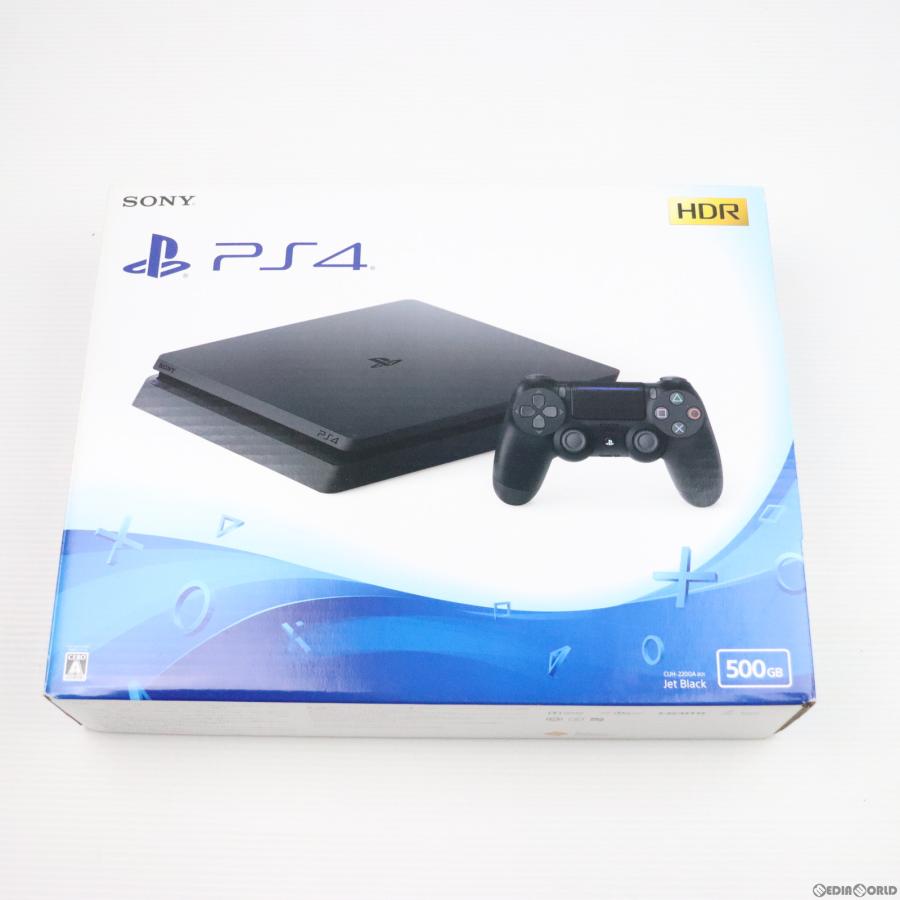 『中古即納』{本体}{PS4}プレイステーション4 PlayStation4 ジェット・ブラック HDD500GB(CUH-2200AB01)(20180702)｜media-world｜07