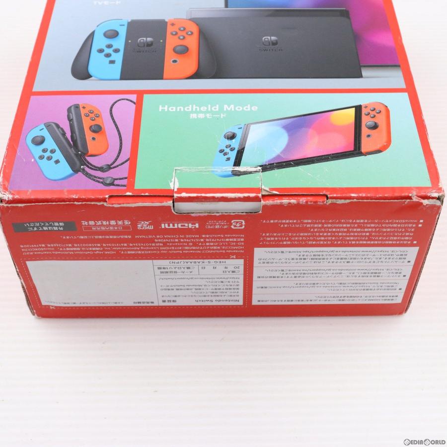 『中古即納』{本体}{Switch}Nintendo Switch(有機ELモデル) ニンテンドースイッチ Joy-Con(L) ネオンブルー/(R) ネオンレッド(HEG-S-KABAA)(20211008)｜media-world｜07