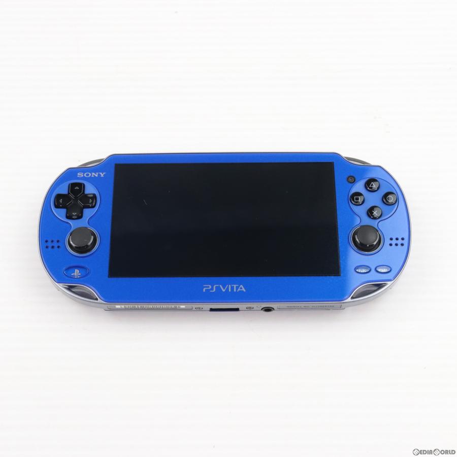 『中古即納』{本体}{PSVita}PlayStation Vita(プレイステーションVita) Wi-Fiモデル サファイア・ブルー(PCH-1000ZA04)(20121115)｜media-world｜02