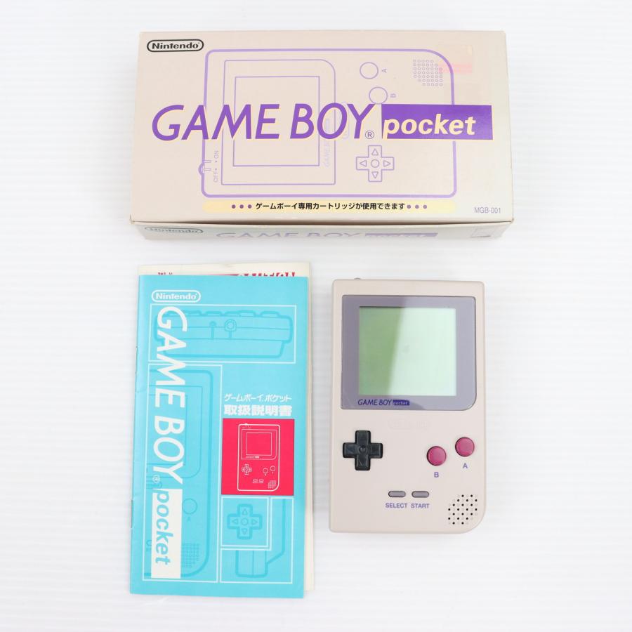 中古即納』{GB} (本体)ゲームボーイポケット GAMEBOY pocket グレー 