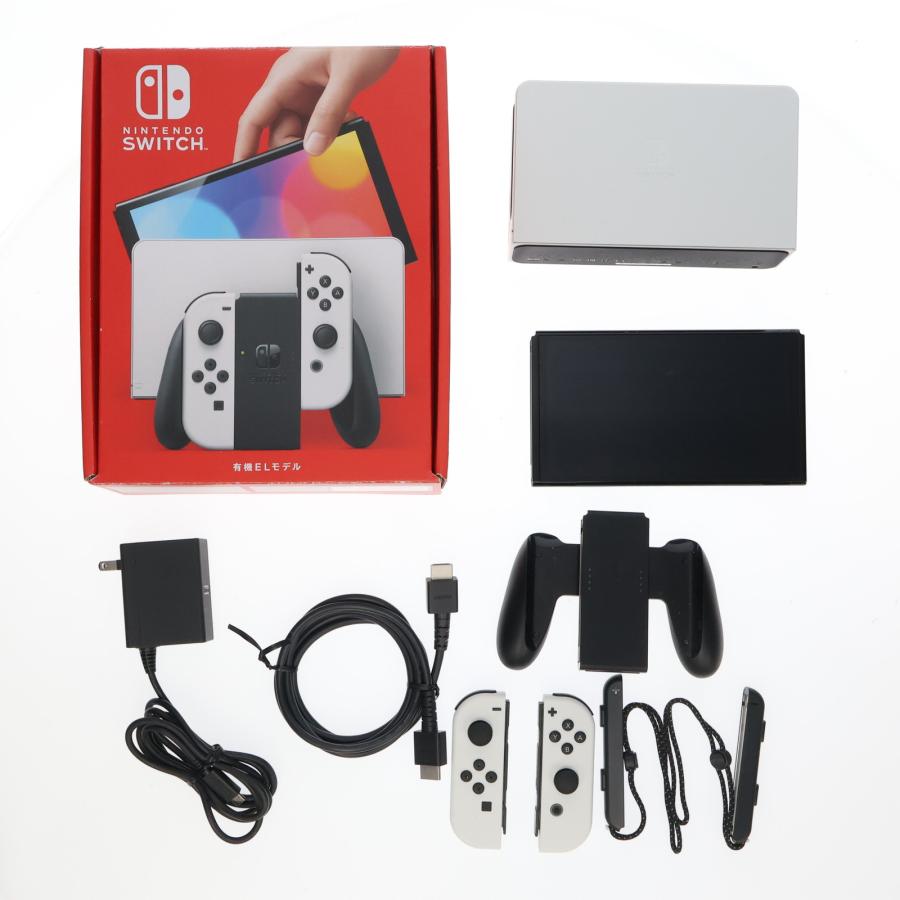 簡易動作確認済】Nintendo Switch(有機ELモデル) Joy-Con(L)/(R