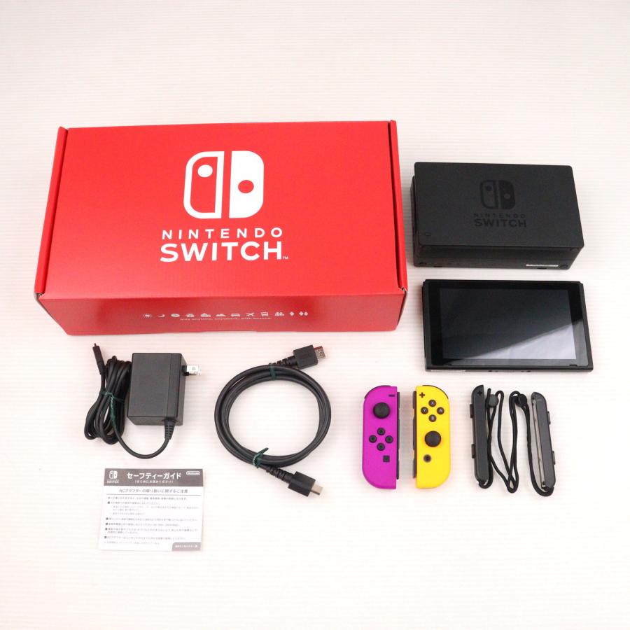 Nintendo Switch ニンテンドースイッチ本体　パープル/ネオンピンク Nintendo Switch 限定色 ネオンパープル/ピンク Nintendo Switch 限定