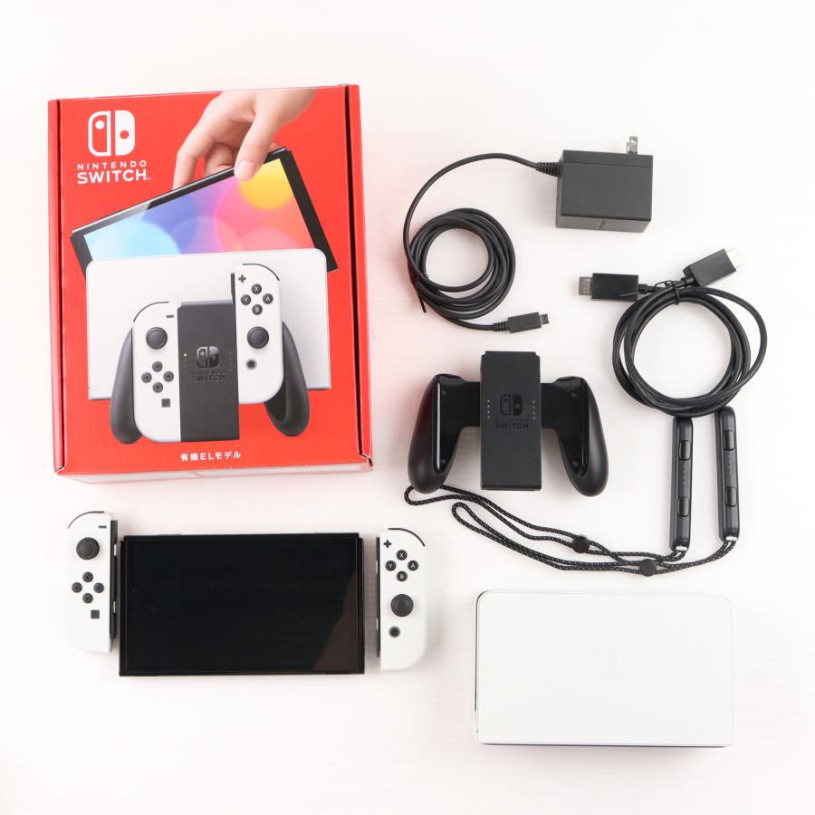 【️中古】Nintendo Switch 本体 ホワイト有機EL Nintendo Switch 任天堂 有機ELモデル ニンテンドースイッチ ホワイト