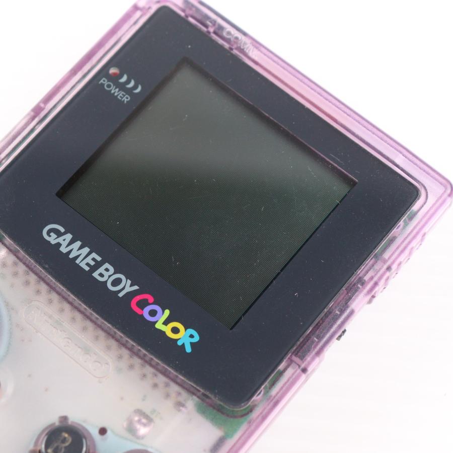 送料無料】【中古】GB 任天堂 ゲームボーイカラー 本体 (クリア