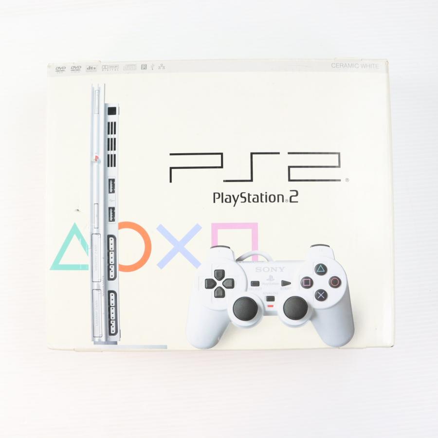 中古即納』{PS2} (本体) プレイステーション2 PlayStation2 セラミック