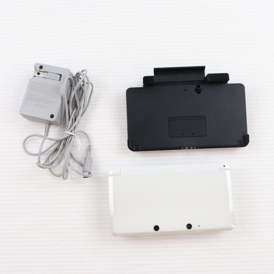 WHITE - (本体) ニンテンドー3DS アイスホワイト 任天堂(CTR-S-WAAA) 任天堂（Nintendo） 『中古即納』{3DS} (本体) ニンテンドー3DS アイス