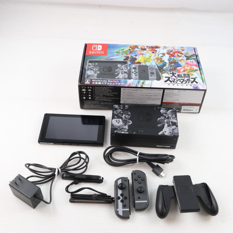 Nintendo Switch　中古　本体　大乱闘セット　ケース付き 任天堂（Nintendo） 『中古即納』{Switch} (本体) Nintendo Switch 大