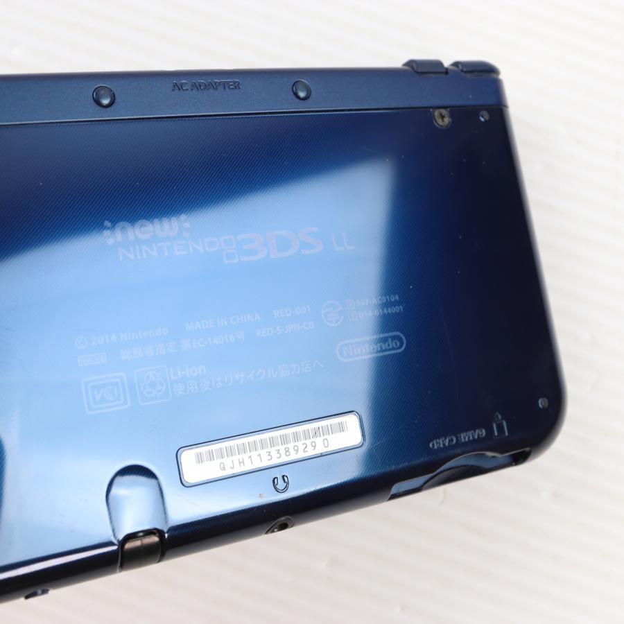 任天堂　NEWニンテンドー3DS LL 本体　メタリックブルー　RED-S-BAAA　動作良好　レアカラー　Nintendo 任天堂（Nintendo） 『中古即納』{3DS} (本体) Newニンテンドー3DS LL