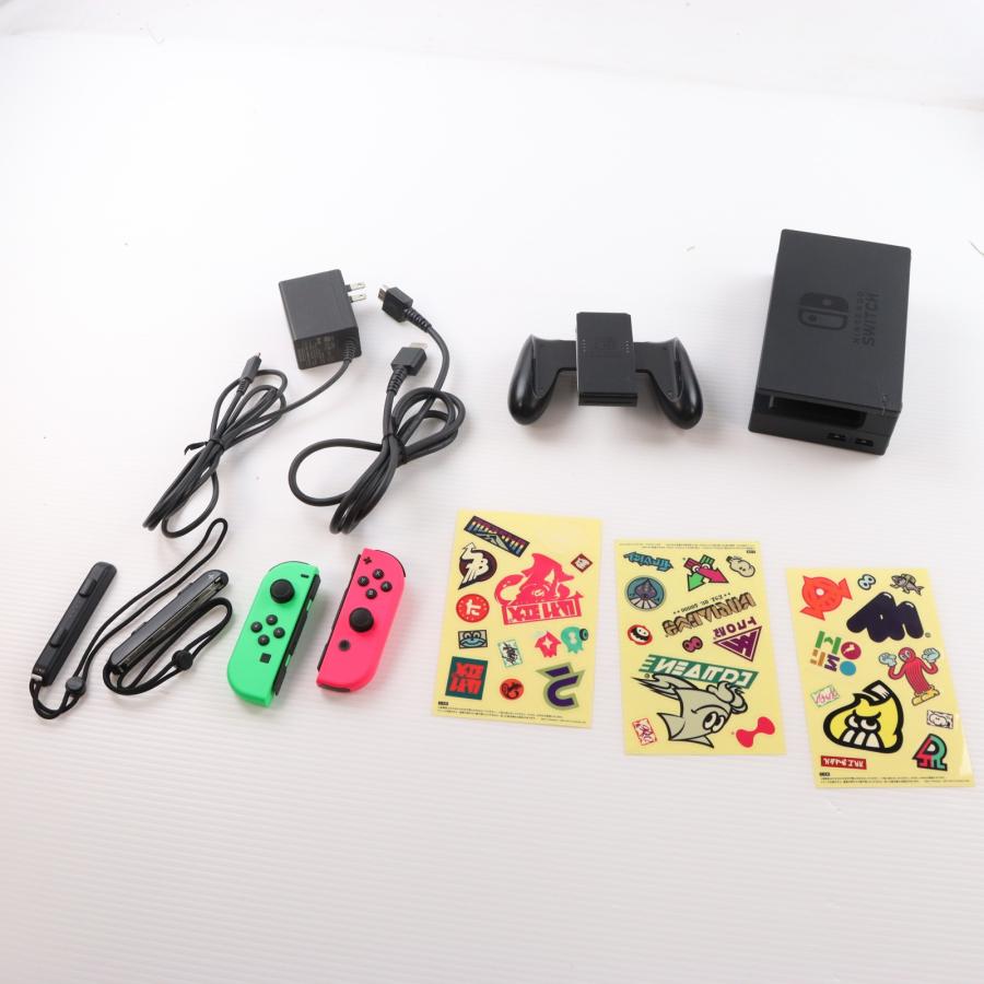 Nintendo Switch本体 ジャンク 中古 スプラトゥーン2セットモデル 任天堂（Nintendo） 『中古即納』{Switch} (本体) Nintendo Switch