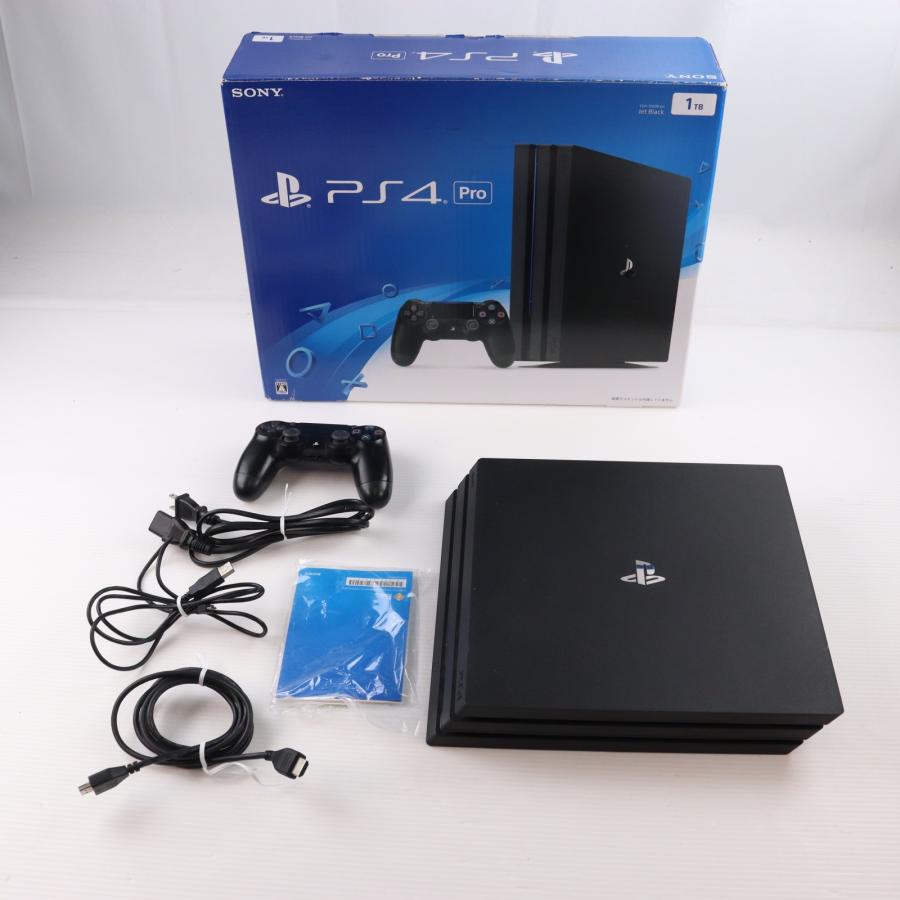 中古PS4 Pro CUH-7000B BO1 本体 ジェットブラック 黒 中古即納』{PS4} (本体) PlayStation 4 Pro(プレイステーション4 プロ