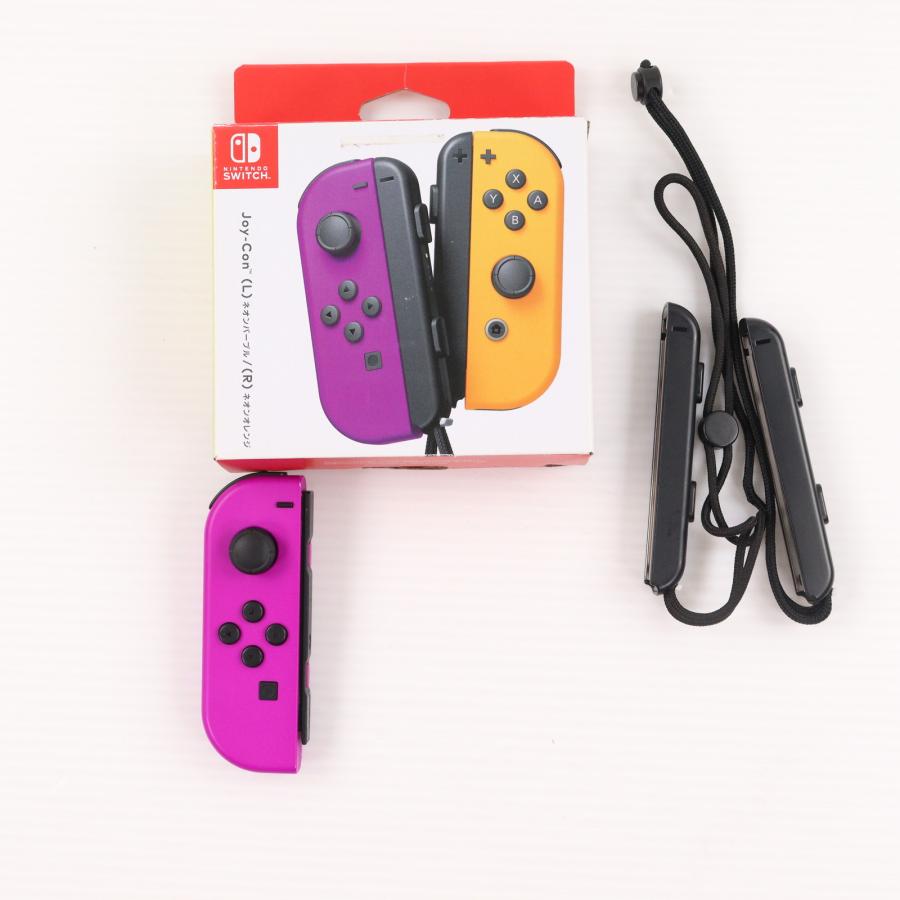 Joy-Con(L) ネオンパープル/(R)ネオンオレンジ Nintendo Switch ネオン