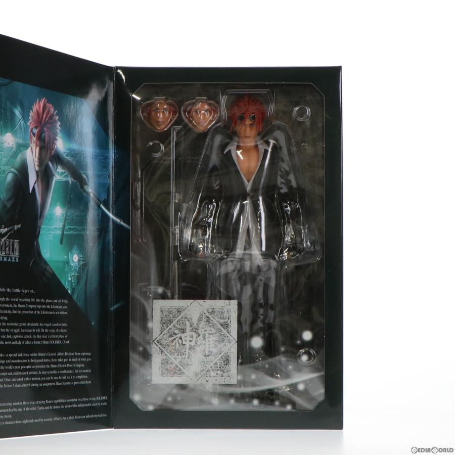 レノ　プレイアーツ　フィギュア　FF７ Final Fantasy VII Remake Reno Play Arts Kai Action Figure